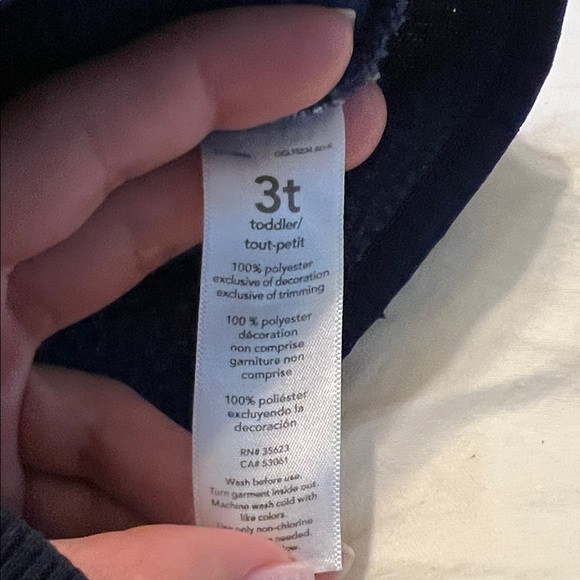 Carter’s  Two-Tone Navy Zip Jacket - Picture 2 of 4